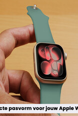 NoXx NoXx Apple Watch Bandje Siliconen Verstelbaar (42/44/45/46 mm) - Cactus