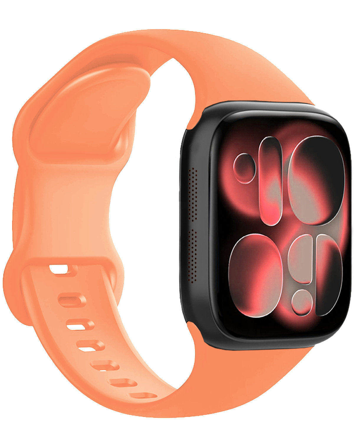 NoXx NoXx Apple Watch Bandje Siliconen Verstelbaar (42/44/45/46 mm) - Calendula