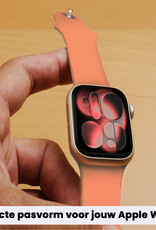 NoXx NoXx Apple Watch Bandje Siliconen Verstelbaar (42/44/45/46 mm) - Calendula