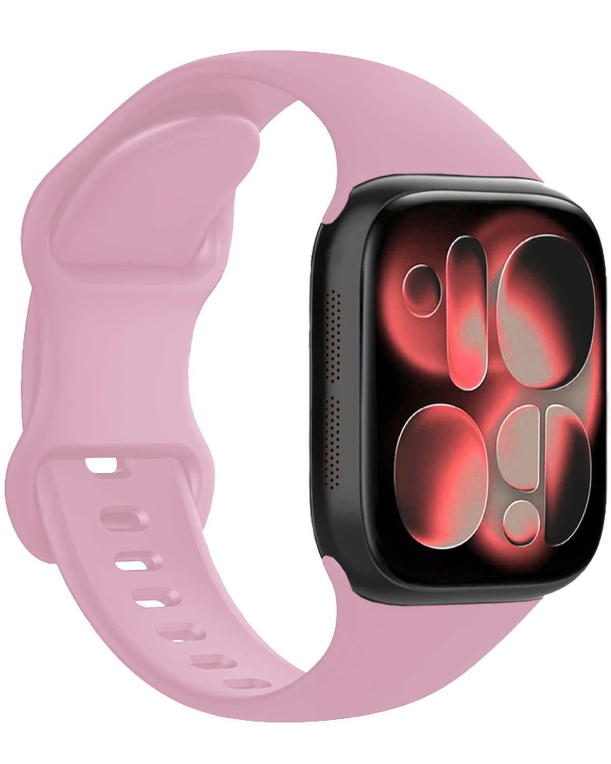 NoXx NoXx Apple Watch Bandje Siliconen Verstelbaar (42/44/45/46 mm) - Lila