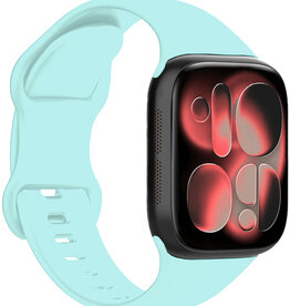 NoXx NoXx Apple Watch Bandje Siliconen Verstelbaar (42/44/45/46 mm) - Oud Roze