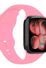 NoXx NoXx Apple Watch Bandje Siliconen Verstelbaar (42/44/45/46 mm) - Roze