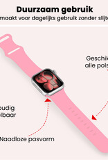NoXx NoXx Apple Watch Bandje Siliconen Verstelbaar (42/44/45/46 mm) - Roze