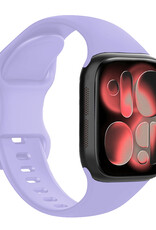 NoXx NoXx Apple Watch Bandje Siliconen Verstelbaar (42/44/45/46 mm) - Violet