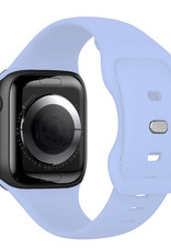 Nomfy Nomfy Apple Watch Bandje Siliconen Verstelbaar (38/40/41 mm) - Baby Blauw