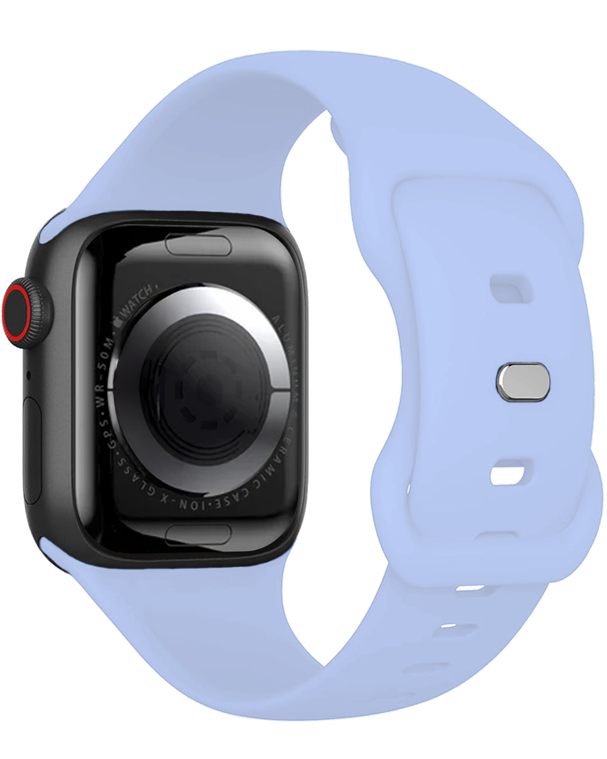 Nomfy Nomfy Apple Watch Bandje Siliconen Verstelbaar (38/40/41 mm) - Baby Blauw
