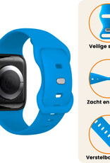 Nomfy Nomfy Apple Watch Bandje Siliconen Verstelbaar (38/40/41 mm) - Blauw