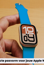 Nomfy Nomfy Apple Watch Bandje Siliconen Verstelbaar (38/40/41 mm) - Blauw