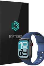 Forterra Forterra Apple Watch Bandje Siliconen Verstelbaar (38/40/41 mm) - Donkerblauw