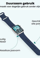 Forterra Forterra Apple Watch Bandje Siliconen Verstelbaar (38/40/41 mm) - Donkerblauw
