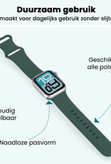 Forterra Forterra Apple Watch Bandje Siliconen Verstelbaar (38/40/41 mm) - Donkergroen