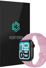 Forterra Forterra Apple Watch Bandje Siliconen Verstelbaar (38/40/41 mm) - Lila