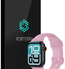 Forterra Forterra Apple Watch Bandje Siliconen Verstelbaar (38/40/41 mm) - Lila