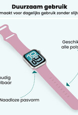 Forterra Forterra Apple Watch Bandje Siliconen Verstelbaar (38/40/41 mm) - Lila