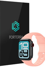 Forterra Forterra Apple Watch Bandje Siliconen Verstelbaar (38/40/41 mm) - Mint