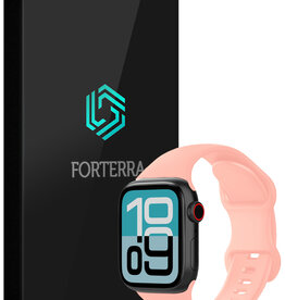 Forterra Forterra Apple Watch Bandje Siliconen Verstelbaar (38/40/41 mm) - Mint