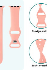 Forterra Forterra Apple Watch Bandje Siliconen Verstelbaar (38/40/41 mm) - Mint
