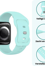 Forterra Forterra Apple Watch Bandje Siliconen Verstelbaar (38/40/41 mm) - Oud Roze