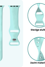 Forterra Forterra Apple Watch Bandje Siliconen Verstelbaar (38/40/41 mm) - Oud Roze