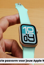 Forterra Forterra Apple Watch Bandje Siliconen Verstelbaar (38/40/41 mm) - Oud Roze