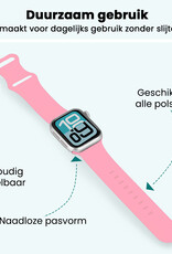 Forterra Forterra Apple Watch Bandje Siliconen Verstelbaar (38/40/41 mm) - Roze