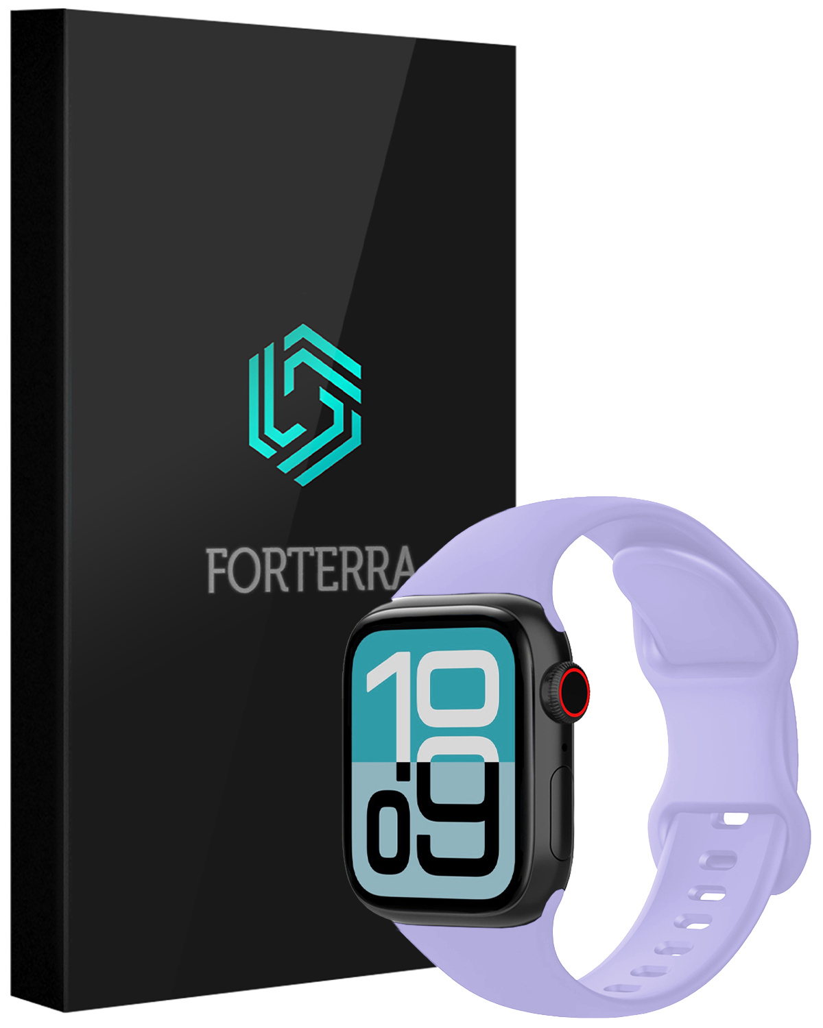 Forterra Forterra Apple Watch Bandje Siliconen Verstelbaar (38/40/41 mm) - Violet