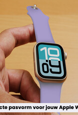 Forterra Forterra Apple Watch Bandje Siliconen Verstelbaar (38/40/41 mm) - Violet