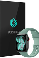 Forterra Forterra Apple Watch Bandje Siliconen Verstelbaar (42/44/45/46 mm) - Cactus