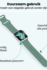 Forterra Forterra Apple Watch Bandje Siliconen Verstelbaar (42/44/45/46 mm) - Cactus