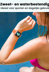 Forterra Forterra Apple Watch Bandje Siliconen Verstelbaar (42/44/45/46 mm) - Calendula