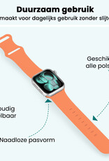 Forterra Forterra Apple Watch Bandje Siliconen Verstelbaar (42/44/45/46 mm) - Calendula