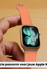 Forterra Forterra Apple Watch Bandje Siliconen Verstelbaar (42/44/45/46 mm) - Calendula