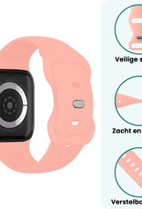 Forterra Forterra Apple Watch Bandje Siliconen Verstelbaar (42/44/45/46 mm) - Mint