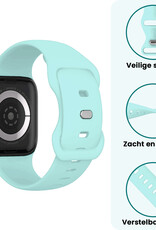 Forterra Forterra Apple Watch Bandje Siliconen Verstelbaar (42/44/45/46 mm) - Oud Roze