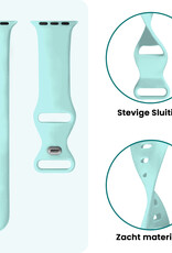 Forterra Forterra Apple Watch Bandje Siliconen Verstelbaar (42/44/45/46 mm) - Oud Roze
