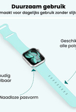 Forterra Forterra Apple Watch Bandje Siliconen Verstelbaar (42/44/45/46 mm) - Oud Roze