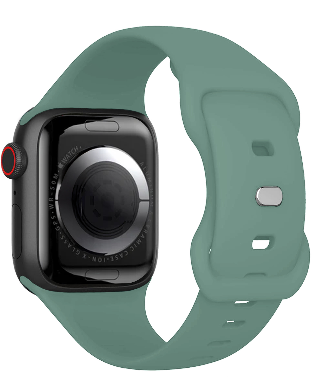 Nomfy Nomfy Apple Watch Bandje Siliconen Verstelbaar (38/40/41 mm) - Cactus