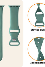 Nomfy Nomfy Apple Watch Bandje Siliconen Verstelbaar (38/40/41 mm) - Cactus
