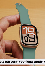 Nomfy Nomfy Apple Watch Bandje Siliconen Verstelbaar (38/40/41 mm) - Cactus
