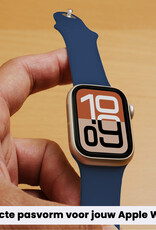 Nomfy Nomfy Apple Watch Bandje Siliconen Verstelbaar (38/40/41 mm) - Donkerblauw