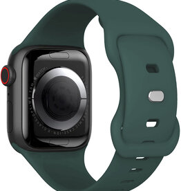 Nomfy Nomfy Apple Watch Bandje Siliconen Verstelbaar (38/40/41 mm) - Donkergroen