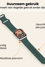 Nomfy Nomfy Apple Watch Bandje Siliconen Verstelbaar (38/40/41 mm) - Donkergroen