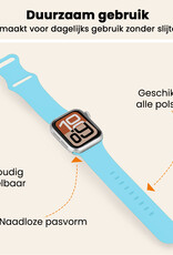Nomfy Nomfy Apple Watch Bandje Siliconen Verstelbaar (38/40/41 mm) - Lichtblauw