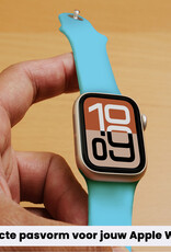 Nomfy Nomfy Apple Watch Bandje Siliconen Verstelbaar (38/40/41 mm) - Lichtblauw