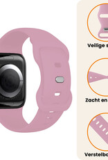 Nomfy Nomfy Apple Watch Bandje Siliconen Verstelbaar (38/40/41 mm) - Lila