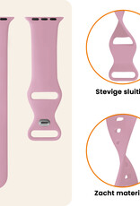 Nomfy Nomfy Apple Watch Bandje Siliconen Verstelbaar (38/40/41 mm) - Lila