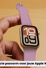 Nomfy Nomfy Apple Watch Bandje Siliconen Verstelbaar (38/40/41 mm) - Lila
