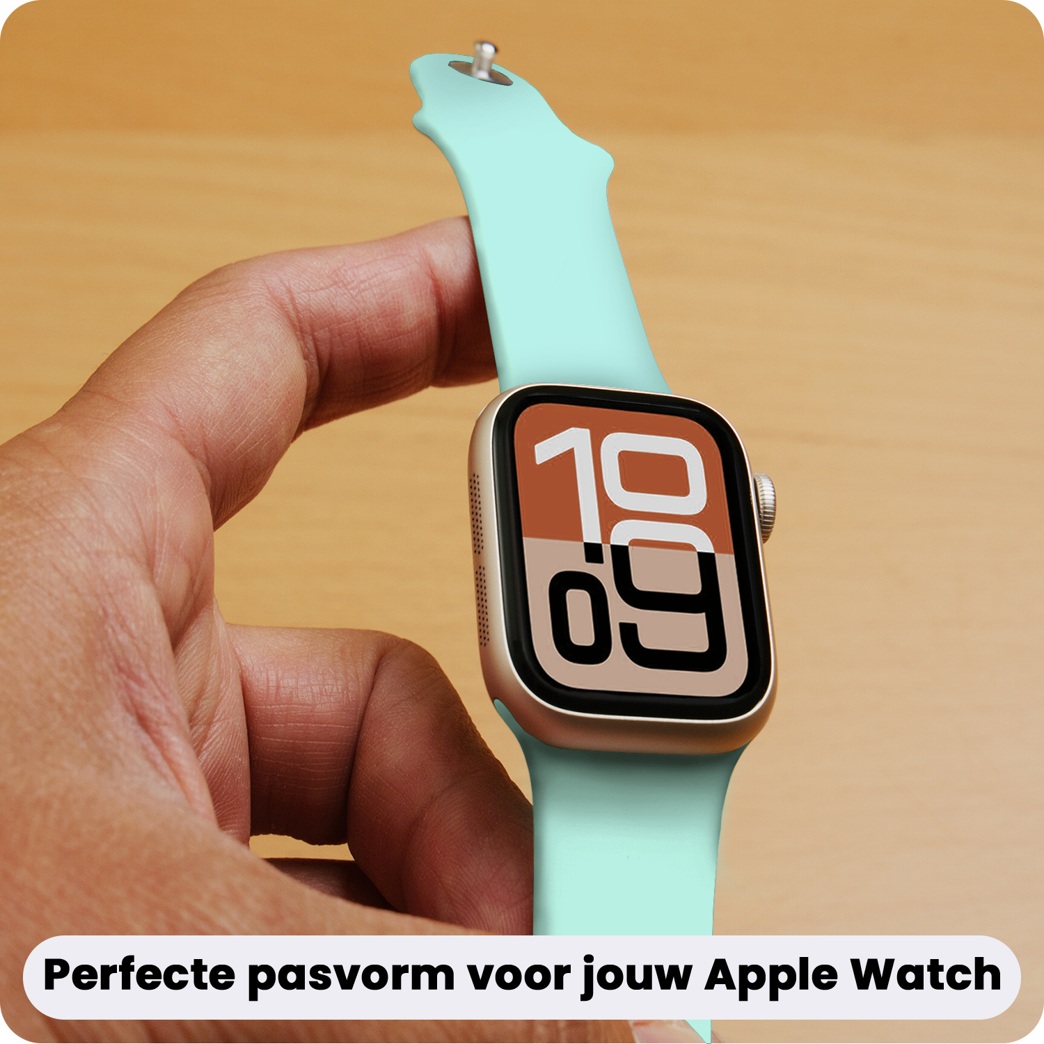 Nomfy Nomfy Apple Watch Bandje Siliconen Verstelbaar (38/40/41 mm) - Oud Roze