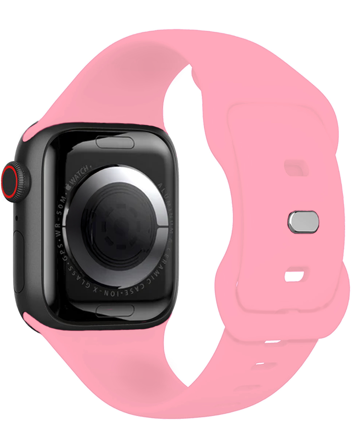 Nomfy Nomfy Apple Watch Bandje Siliconen Verstelbaar (38/40/41 mm) - Roze