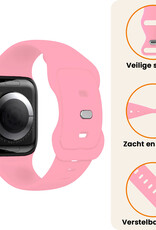 Nomfy Nomfy Apple Watch Bandje Siliconen Verstelbaar (38/40/41 mm) - Roze